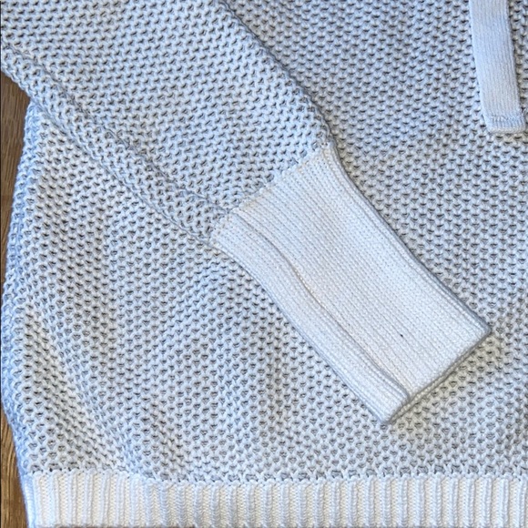 SOLD RACHEL ZOE Soft Cotton Chunky Knit Sweater with Hood Hoodie Hoody Warm Cozy - Picture 8 of 16